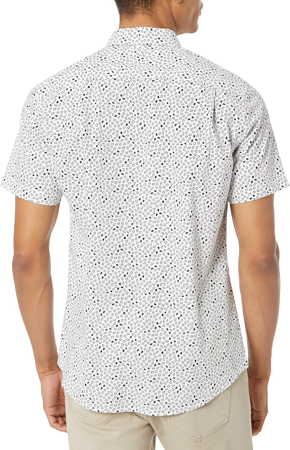 Men's Slim-Fit Short-Sleeve Print Shirt - Image 2