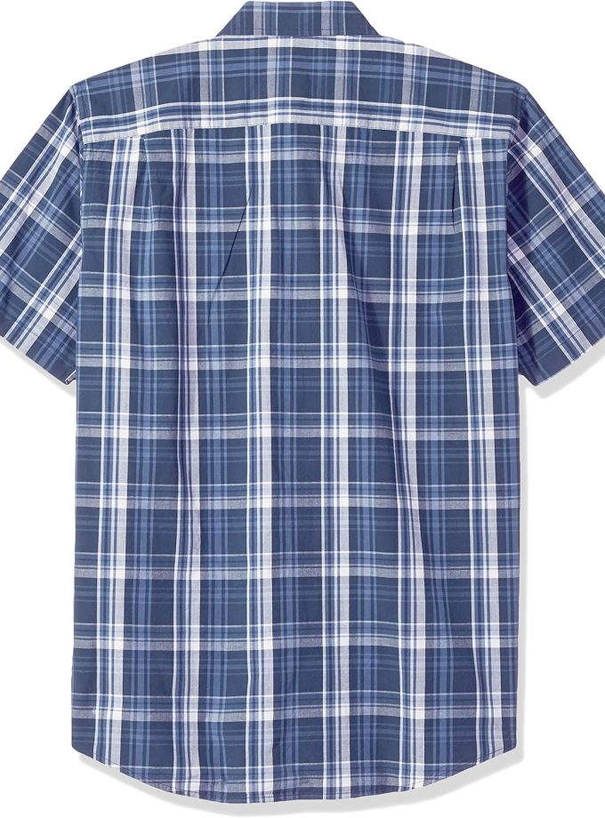 Men's Regular-Fit Short- Poplin Shirt